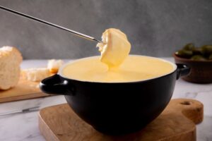 Fondue de queijo harmonizado com vinhos